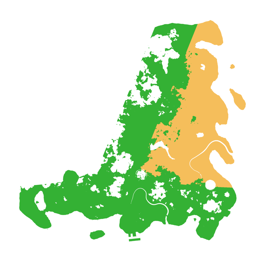 Biome Rust Map: Procedural Map, Size: 4500, Seed: 29012022