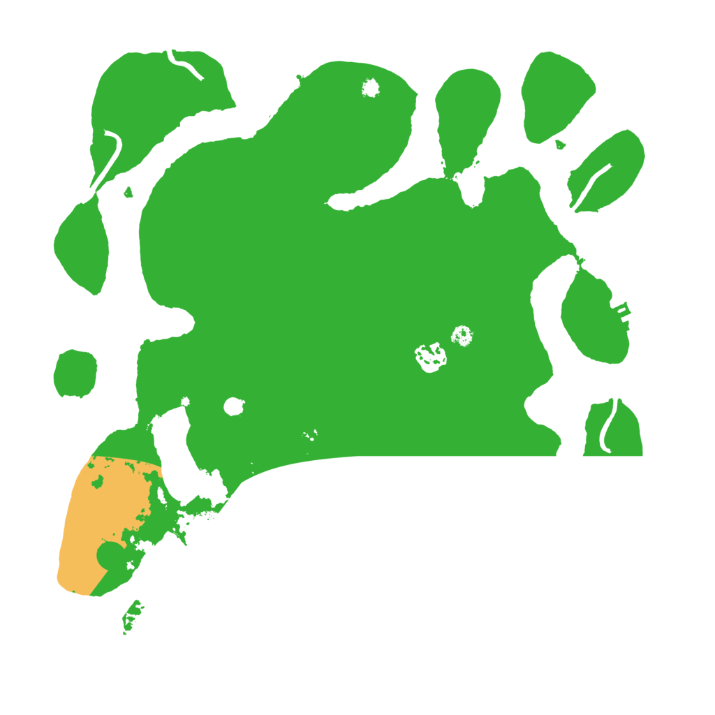 Biome Rust Map: Procedural Map, Size: 3500, Seed: 5259722