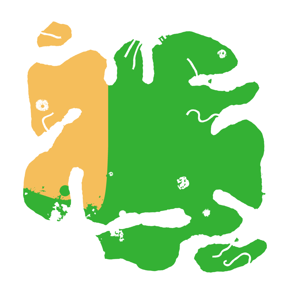 Biome Rust Map: Procedural Map, Size: 3550, Seed: 695451