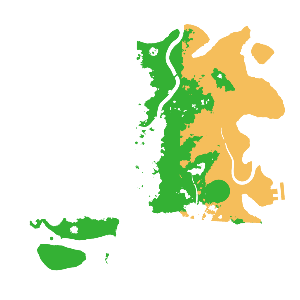 Biome Rust Map: Procedural Map, Size: 3500, Seed: 1337000738