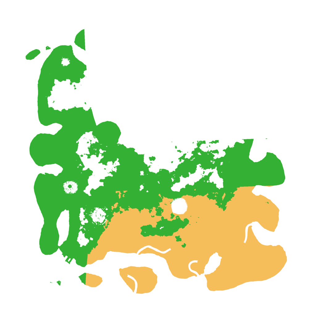 Biome Rust Map: Procedural Map, Size: 3500, Seed: 117618