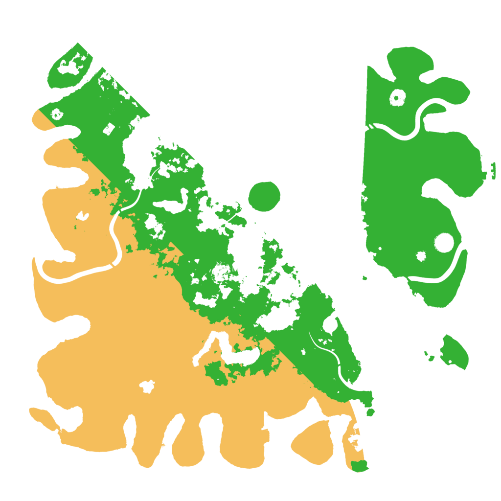 Biome Rust Map: Procedural Map, Size: 4500, Seed: 1488742