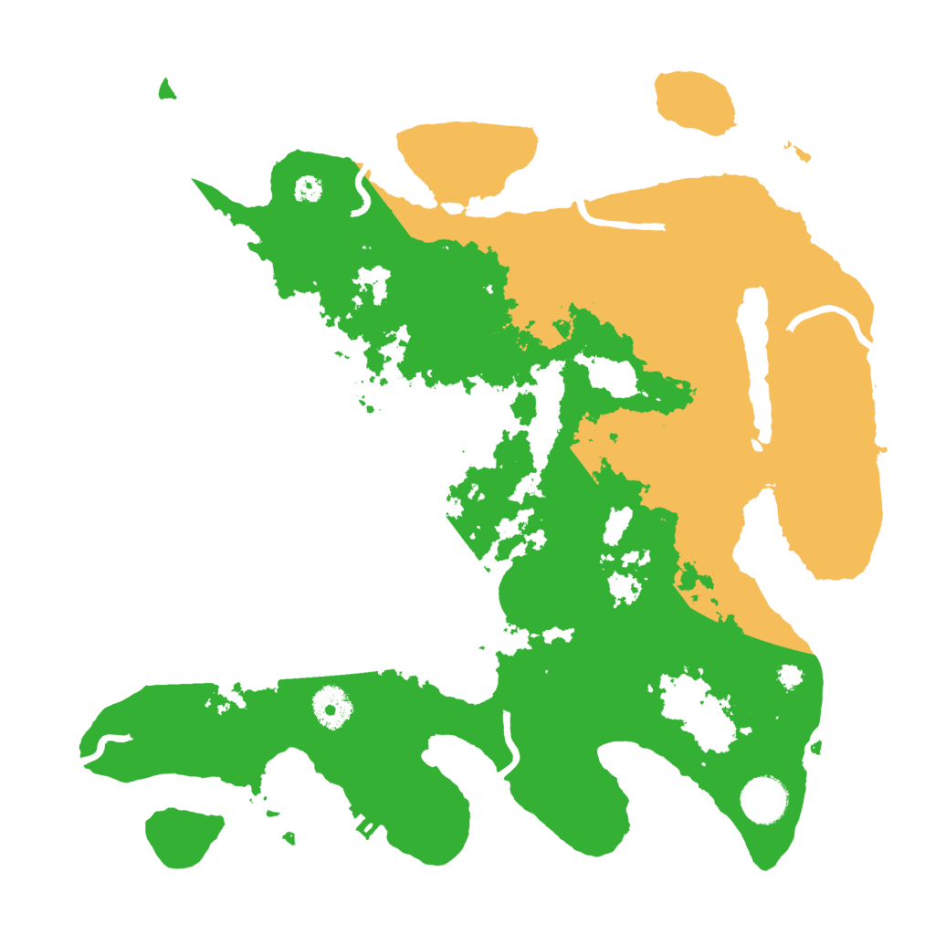 Biome Rust Map: Procedural Map, Size: 3500, Seed: 944120