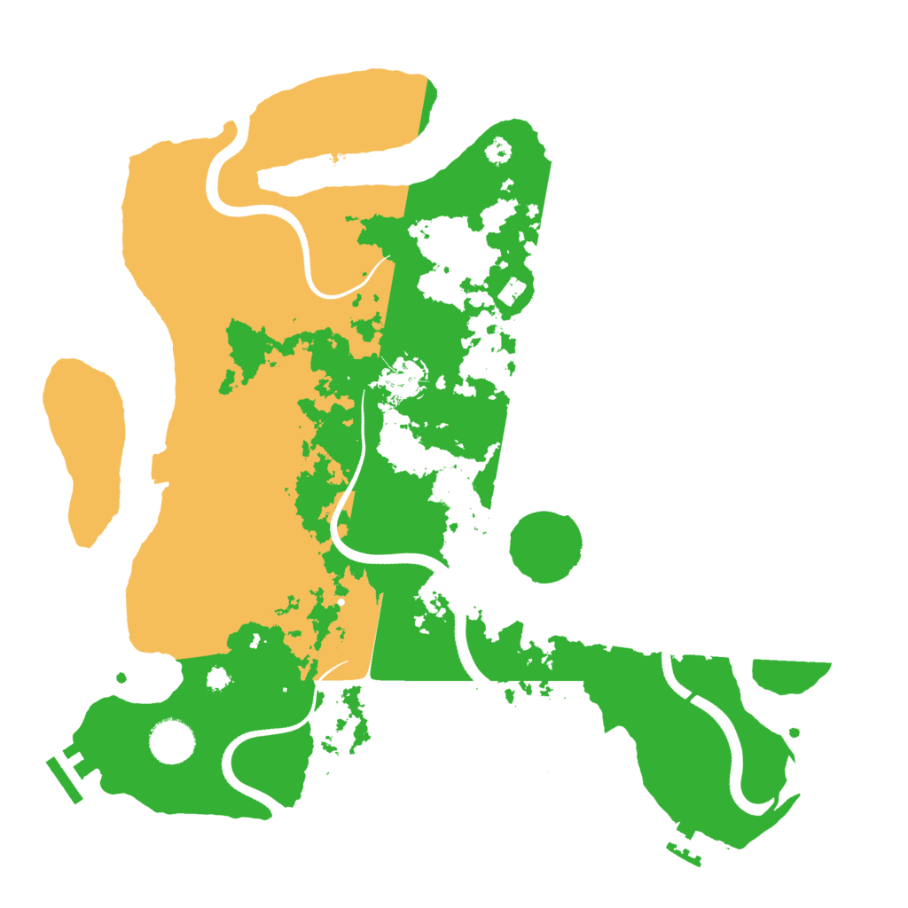 Biome Rust Map: Procedural Map, Size: 3550, Seed: 663621