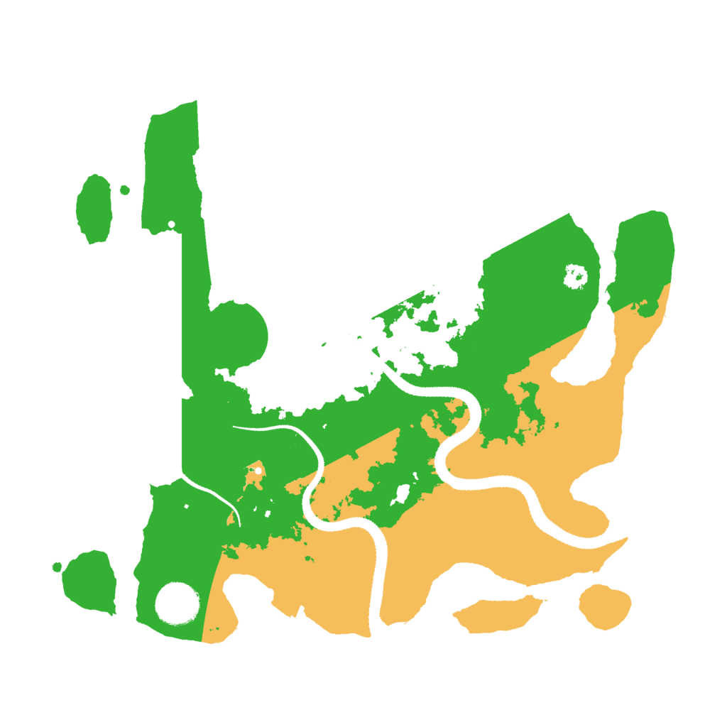 Biome Rust Map: Procedural Map, Size: 3000, Seed: 5890486