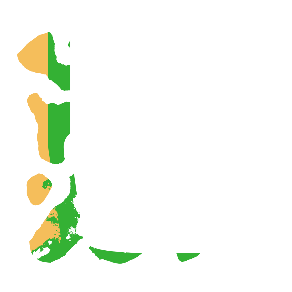 Biome Rust Map: Barren, Size: 3500, Seed: 3252356