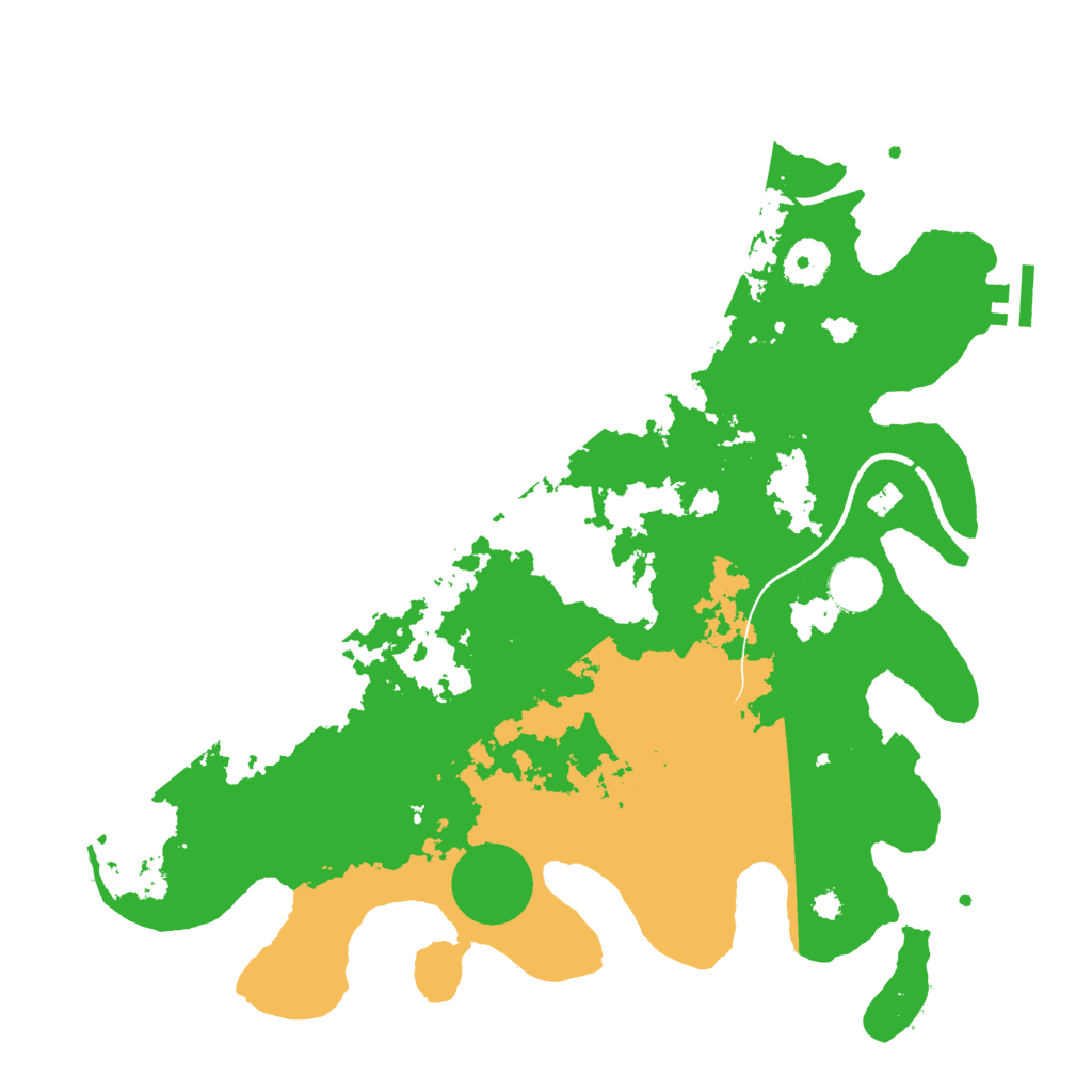 Biome Rust Map: Procedural Map, Size: 3550, Seed: 762762