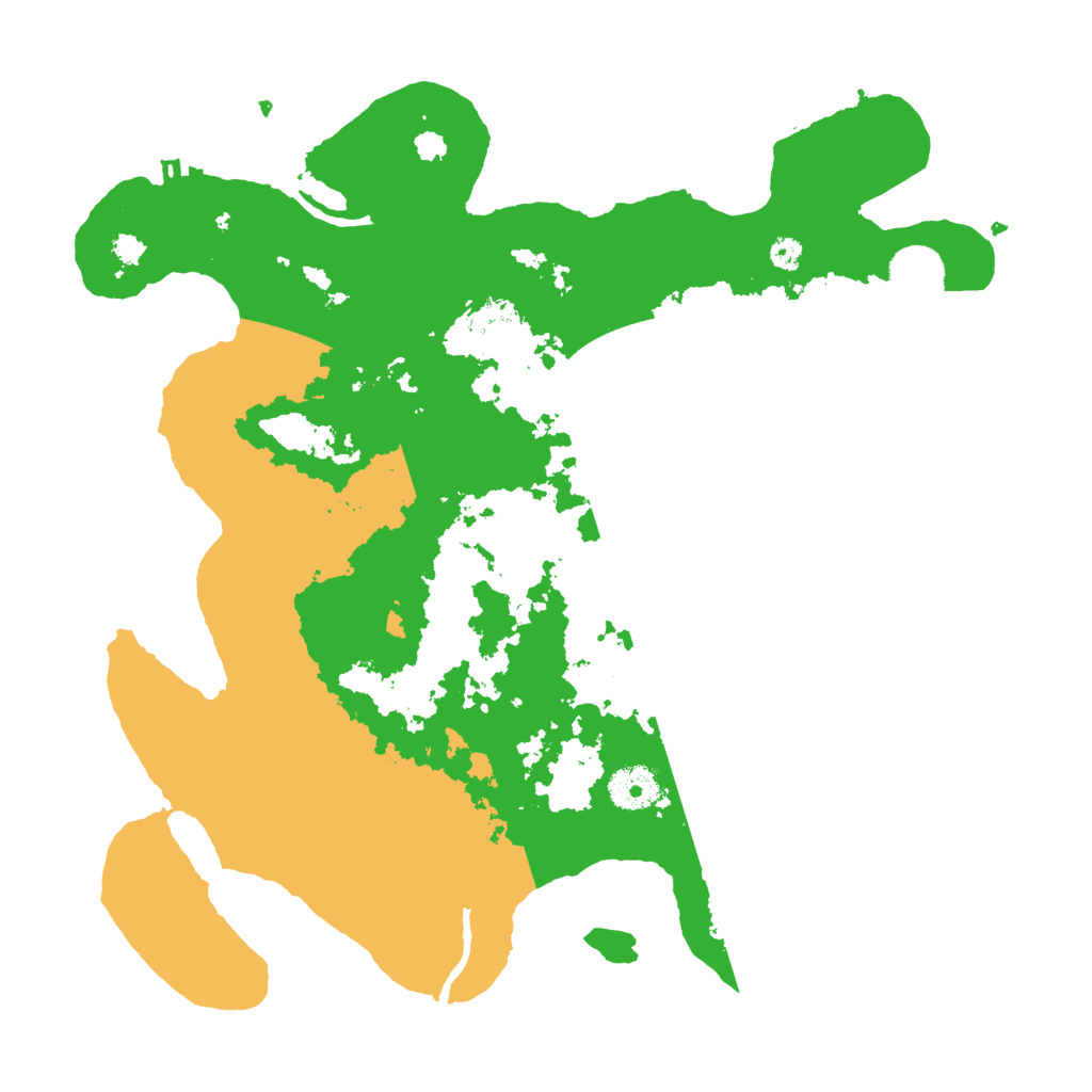 Biome Rust Map: Procedural Map, Size: 3500, Seed: 6838641