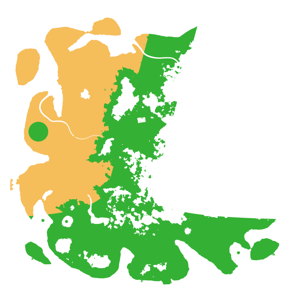 Biome Rust Map: Procedural Map, Size: 4000, Seed: 58398601