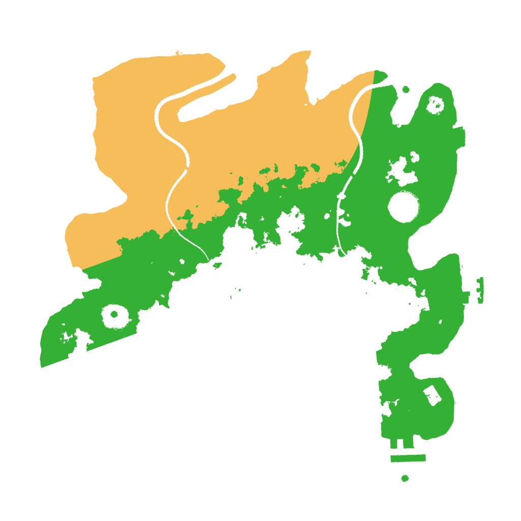 Biome Rust Map: Procedural Map, Size: 3000, Seed: 1582646319