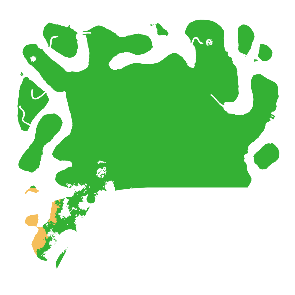 Biome Rust Map: Procedural Map, Size: 4500, Seed: 243645747