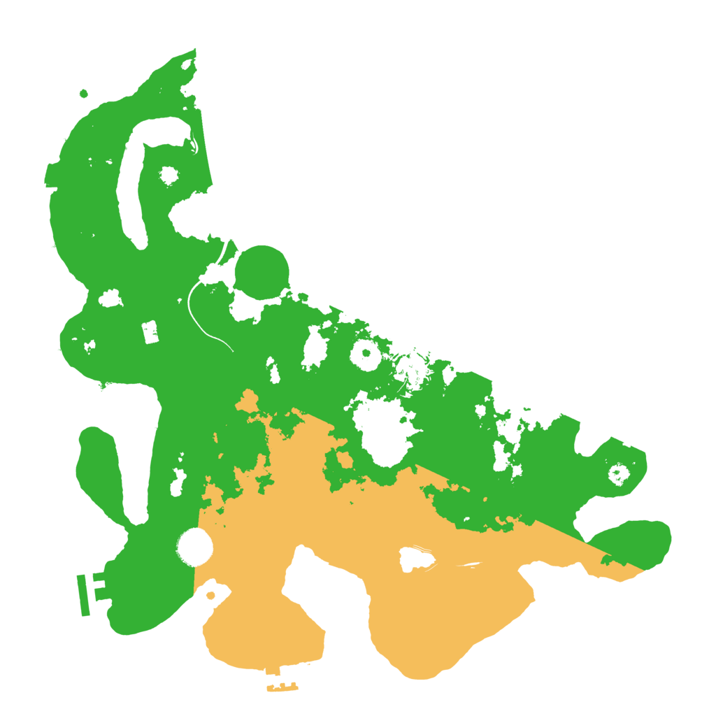 Biome Rust Map: Procedural Map, Size: 3500, Seed: 83742659