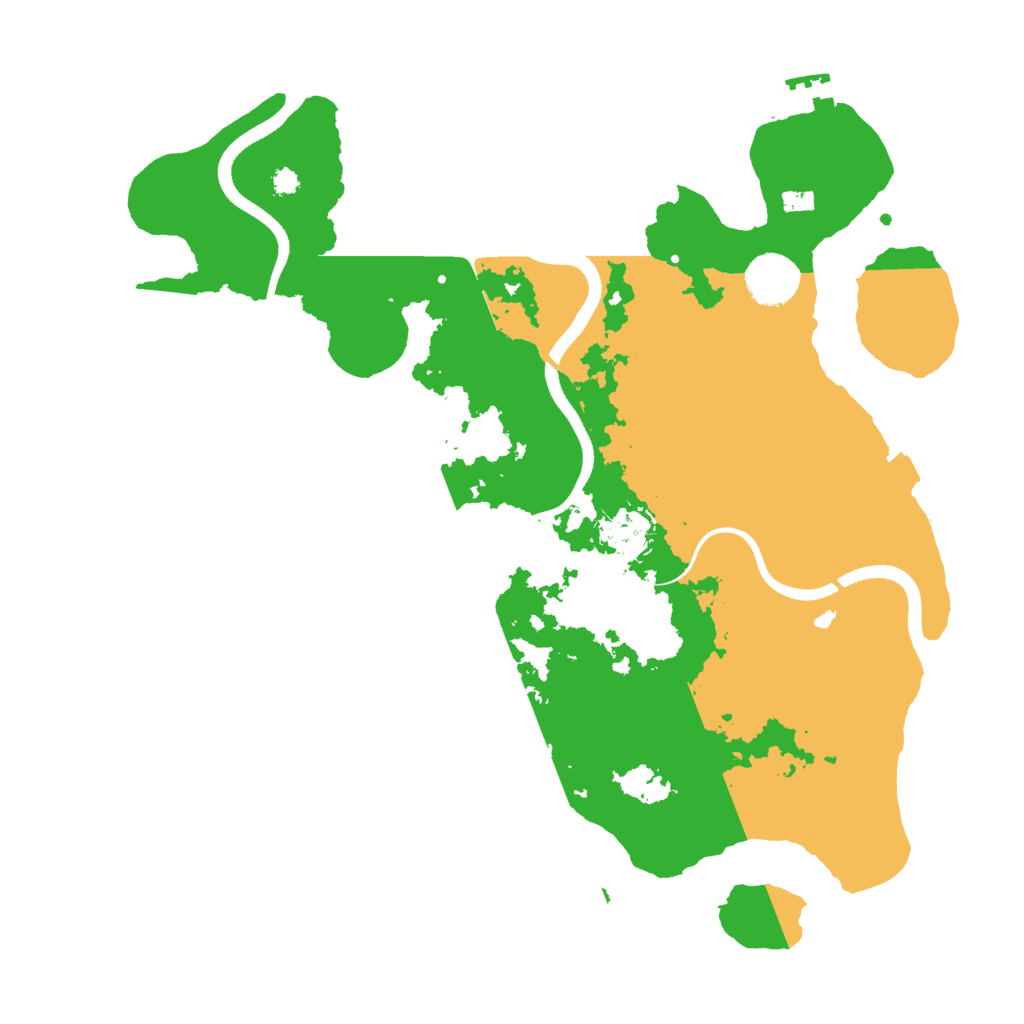 Biome Rust Map: Procedural Map, Size: 3500, Seed: 2737713