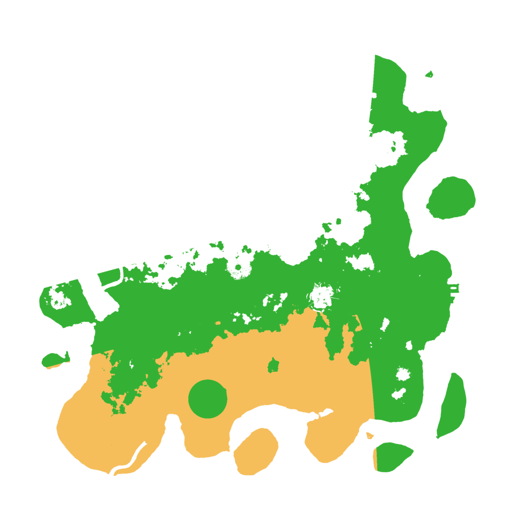 Biome Rust Map: Procedural Map, Size: 3500, Seed: 678914