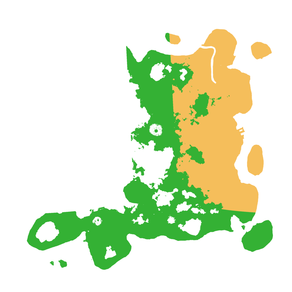 Biome Rust Map: Procedural Map, Size: 3500, Seed: 673338366