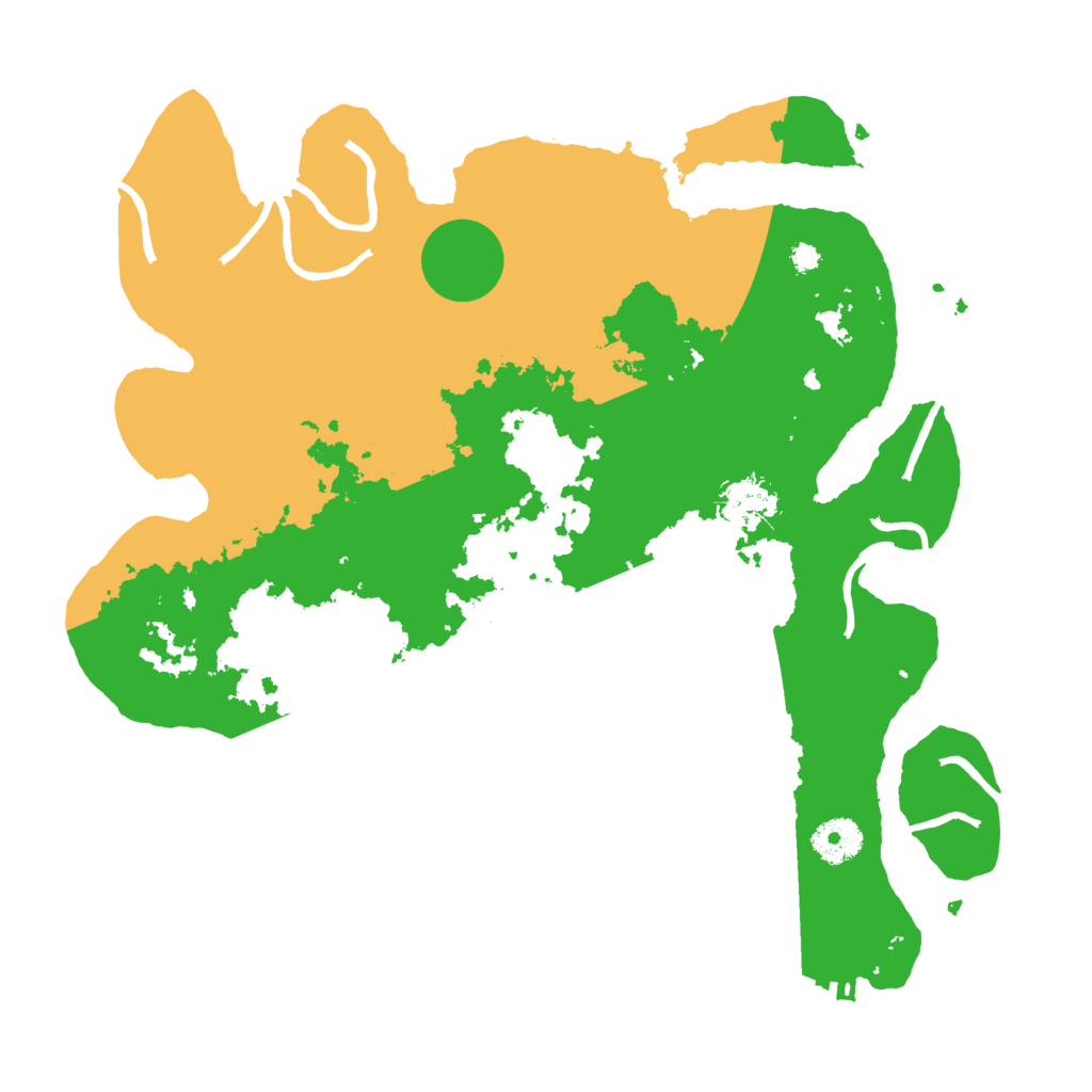 Biome Rust Map: Procedural Map, Size: 3500, Seed: 517333426