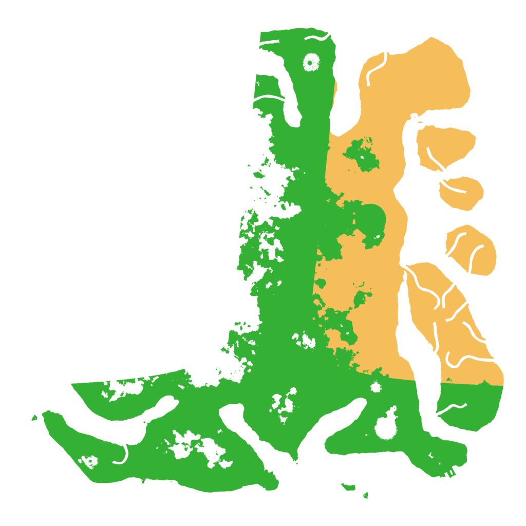 Biome Rust Map: Procedural Map, Size: 4500, Seed: 3029492