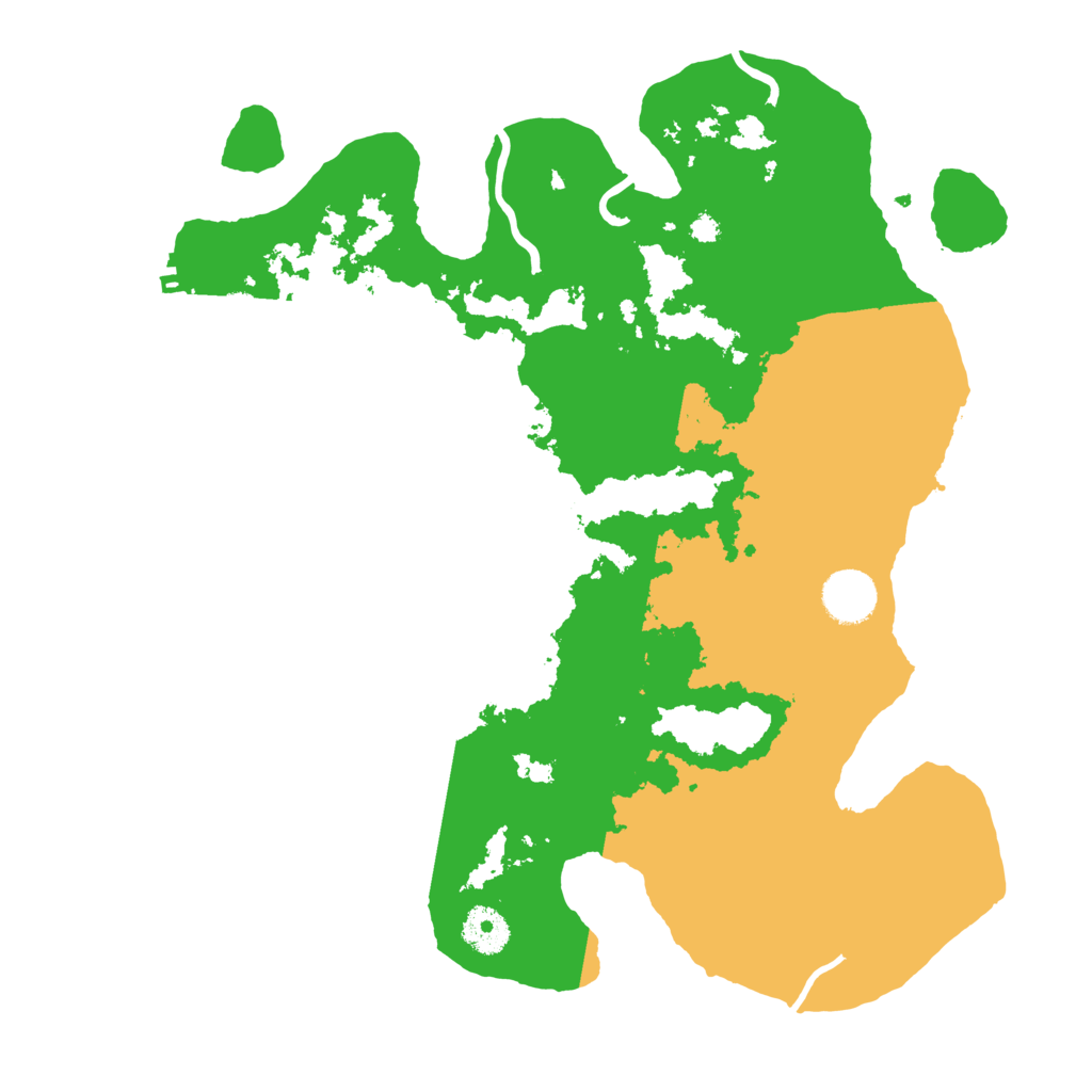 Biome Rust Map: Procedural Map, Size: 3550, Seed: 665957