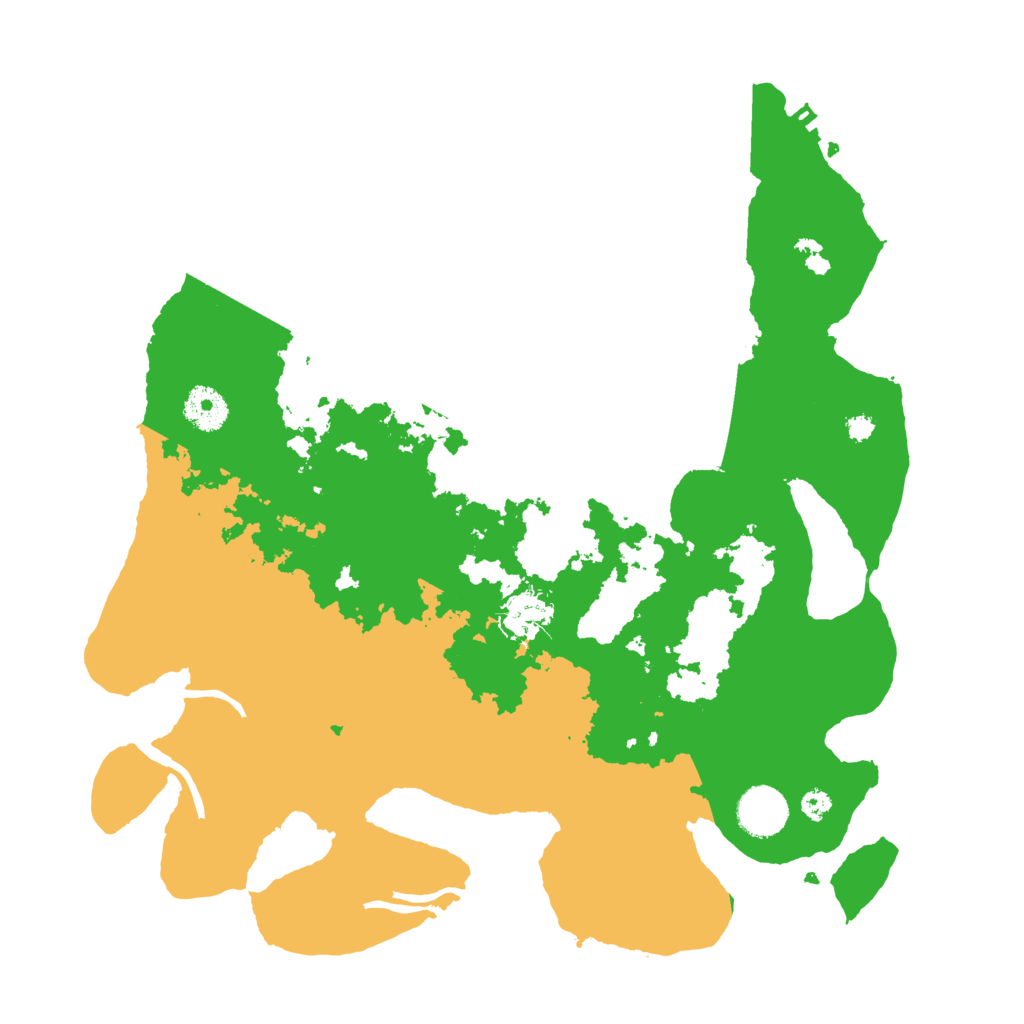 Biome Rust Map: Procedural Map, Size: 3550, Seed: 524728