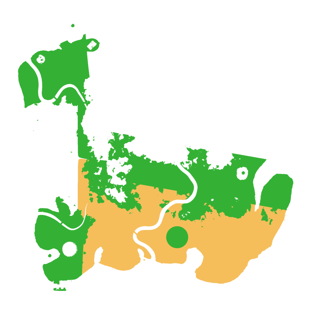 Biome Rust Map: Procedural Map, Size: 3750, Seed: 6969420