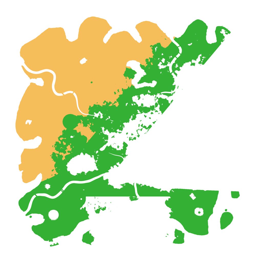 Biome Rust Map: Procedural Map, Size: 4500, Seed: 5465985