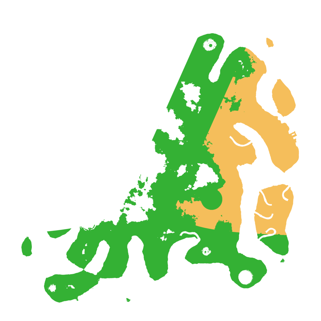 Biome Rust Map: Procedural Map, Size: 4000, Seed: 33412