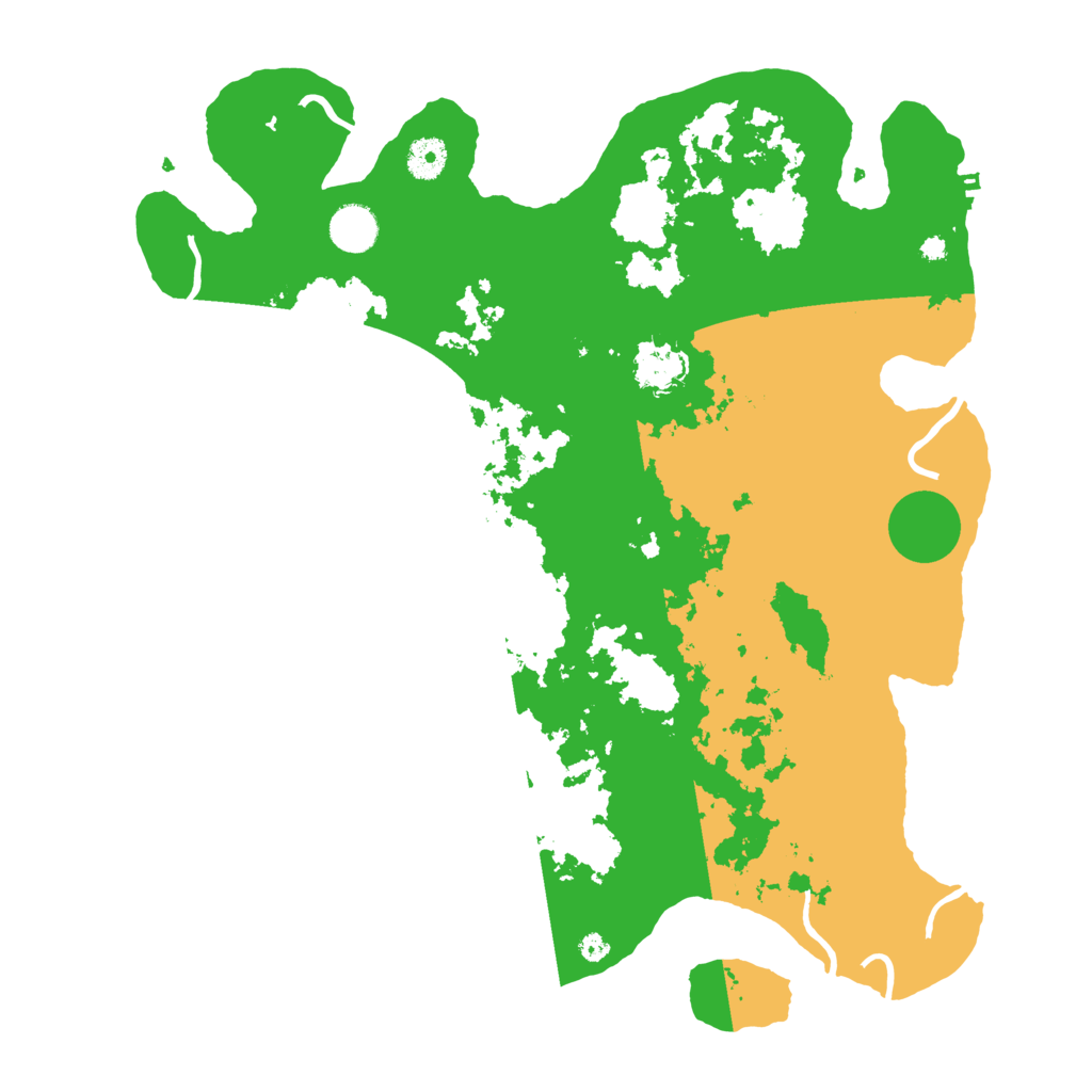 Biome Rust Map: Procedural Map, Size: 4000, Seed: 193268