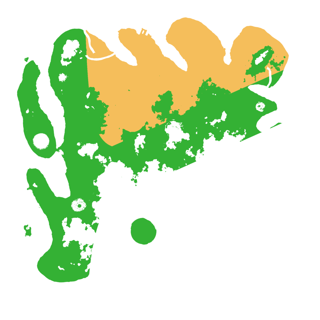 Biome Rust Map: Procedural Map, Size: 3550, Seed: 176068