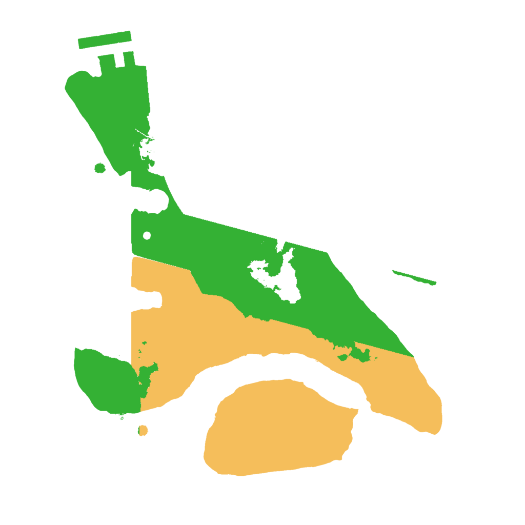 Biome Rust Map: Procedural Map, Size: 2000, Seed: 75608276