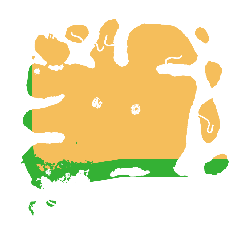 Biome Rust Map: Procedural Map, Size: 3500, Seed: 685704