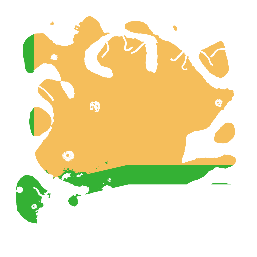 Biome Rust Map: Procedural Map, Size: 3550, Seed: 458015