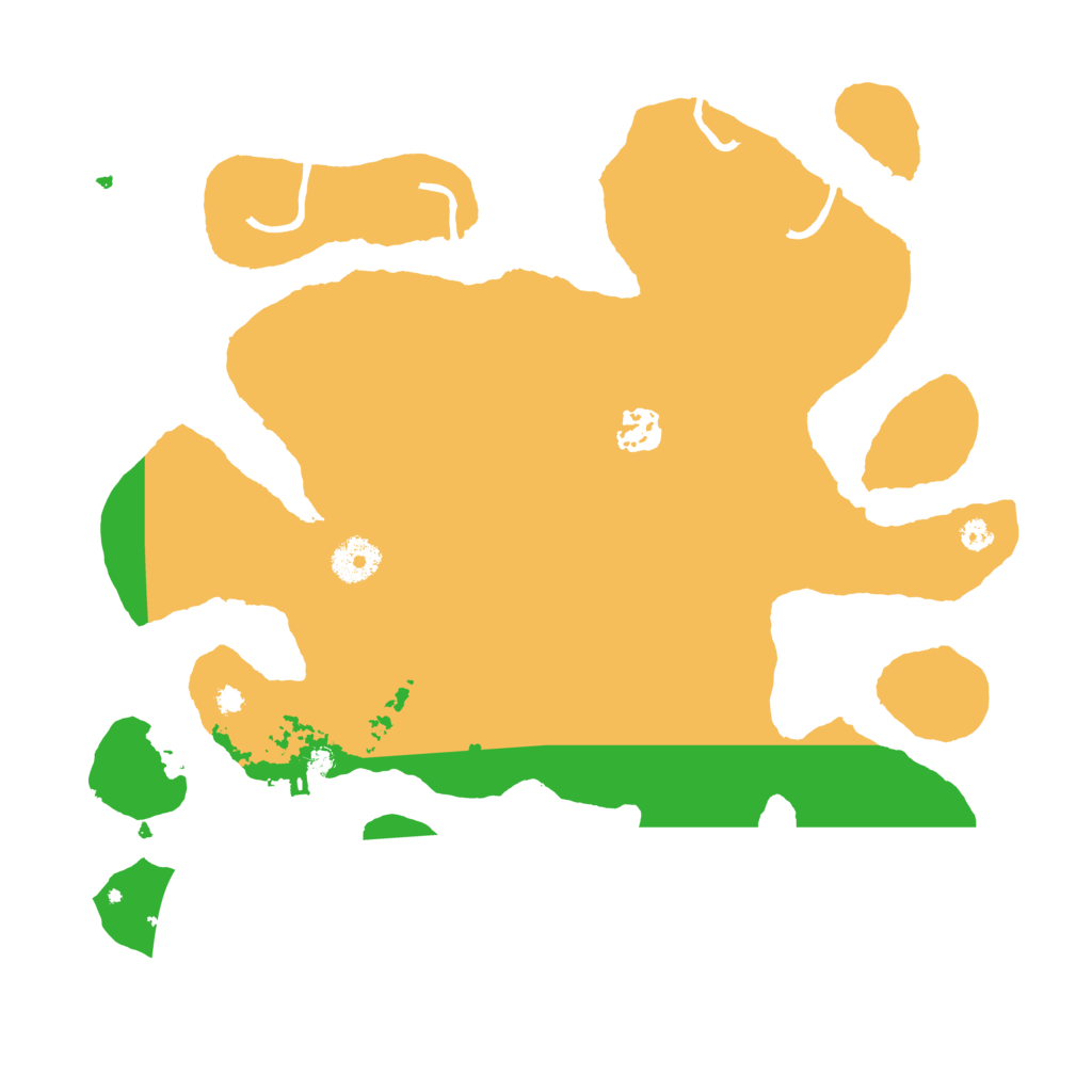 Biome Rust Map: Procedural Map, Size: 3550, Seed: 256384