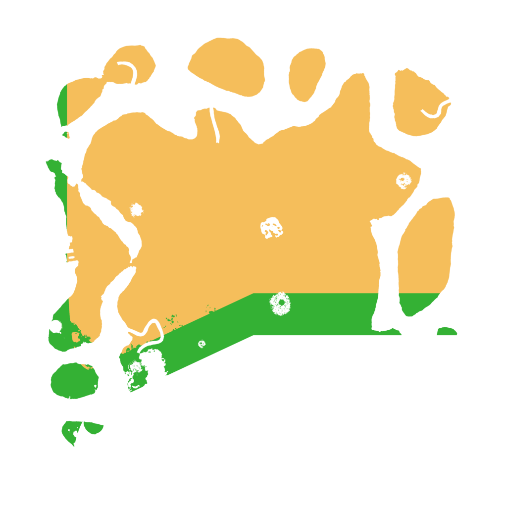 Biome Rust Map: Procedural Map, Size: 3500, Seed: 23742