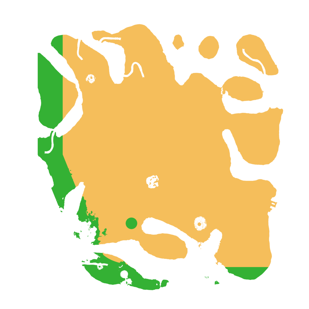 Biome Rust Map: Procedural Map, Size: 3550, Seed: 282067