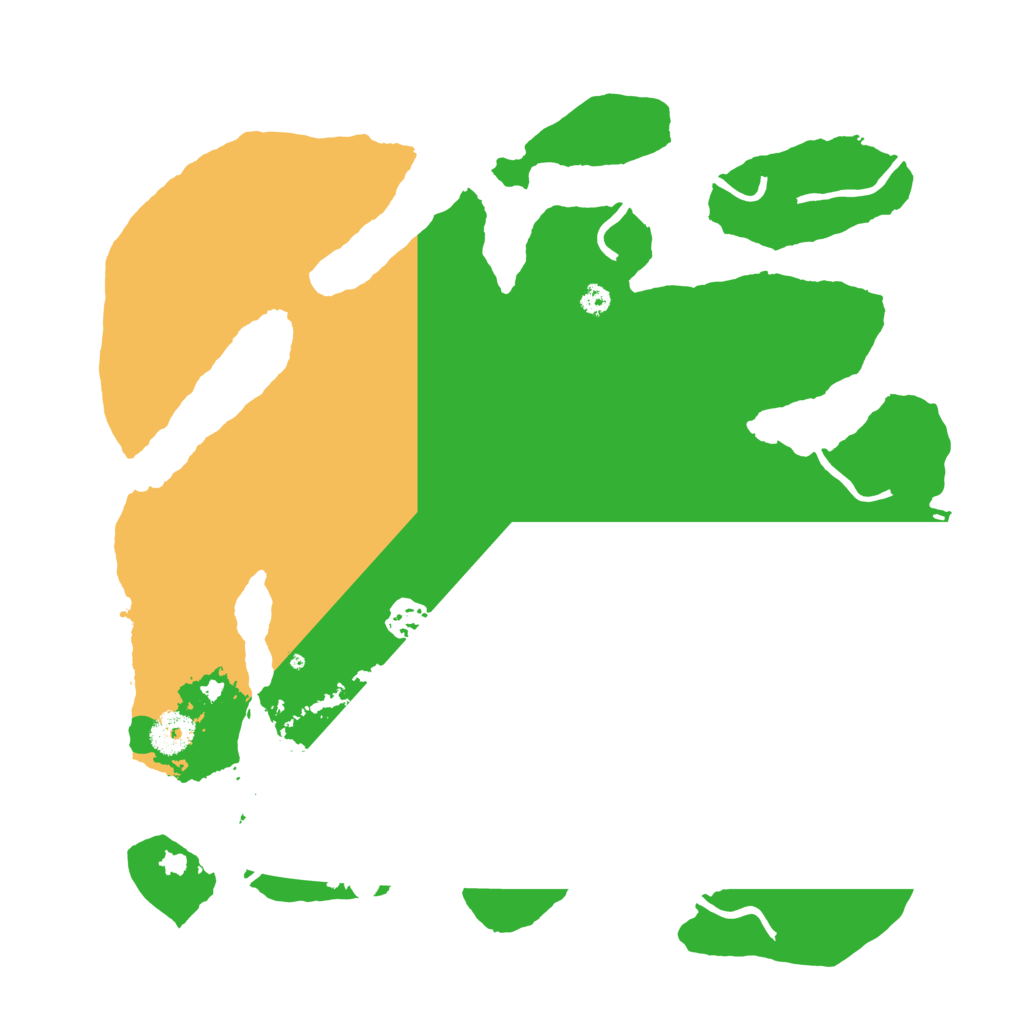 Biome Rust Map: Procedural Map, Size: 3550, Seed: 34112