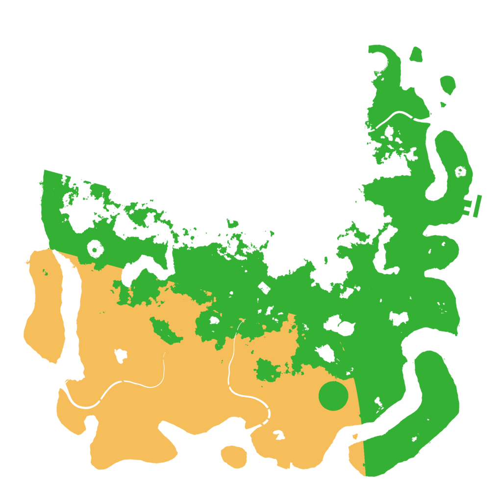 Biome Rust Map: Procedural Map, Size: 4500, Seed: 32801