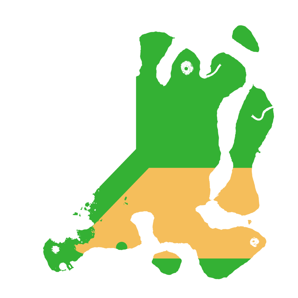 Biome Rust Map: Procedural Map, Size: 3500, Seed: 409