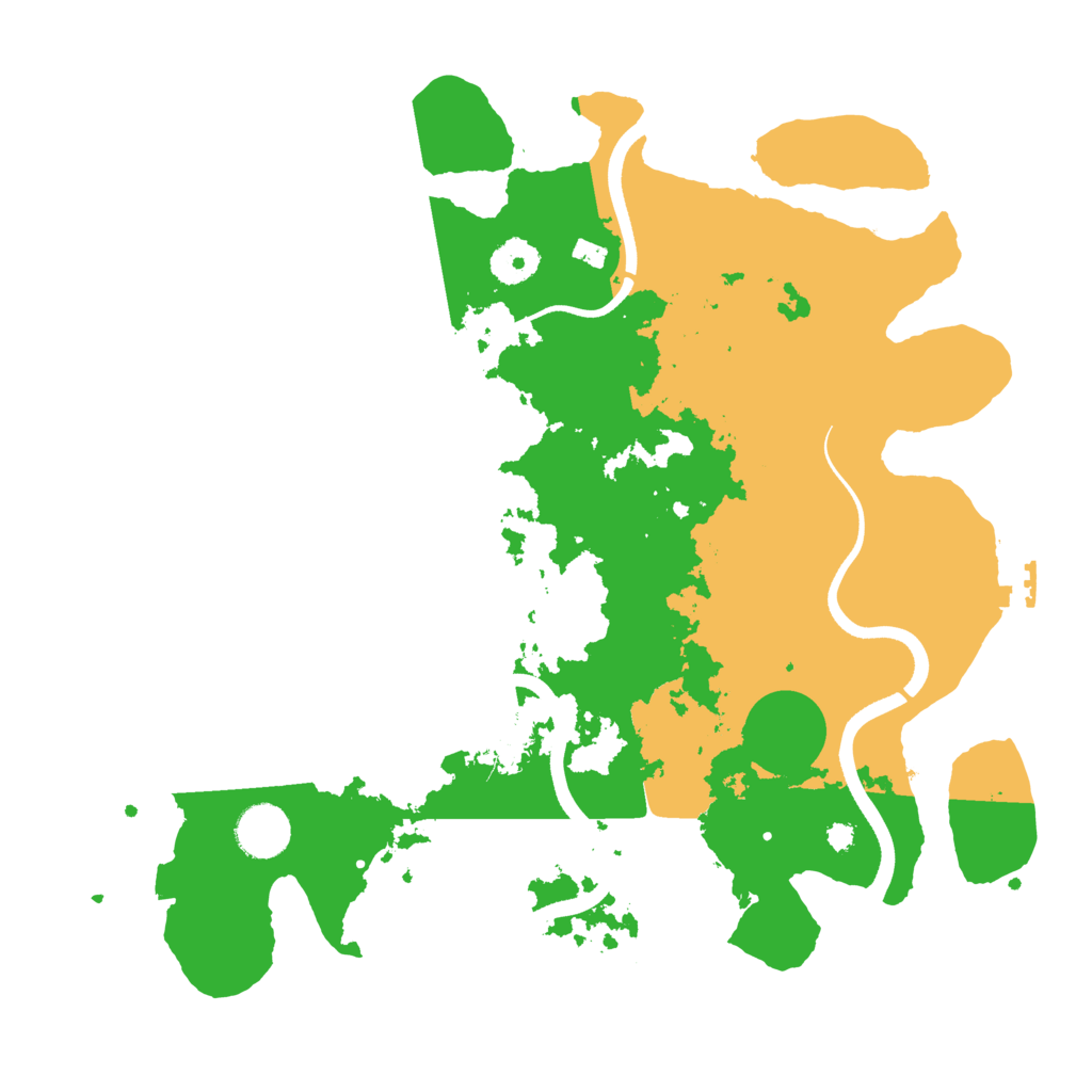 Biome Rust Map: Procedural Map, Size: 3550, Seed: 565546