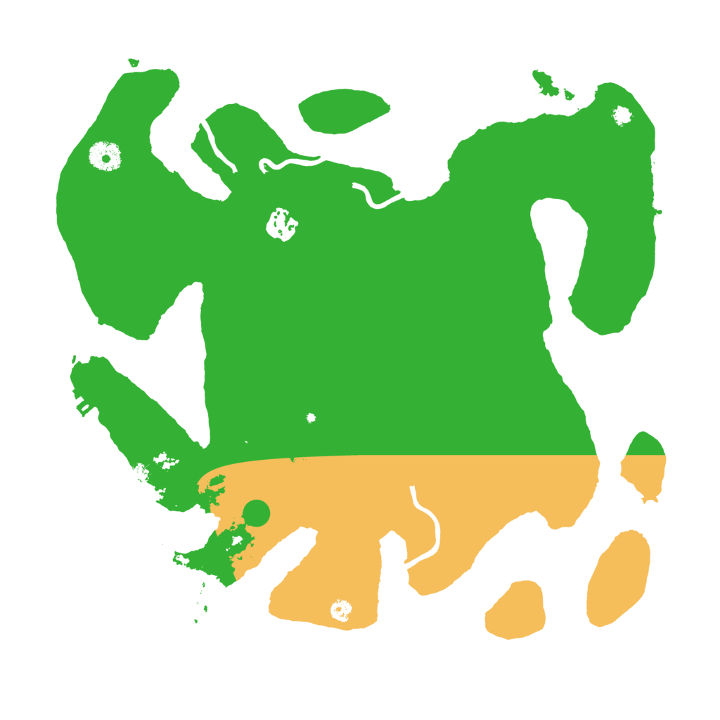 Biome Rust Map: Procedural Map, Size: 3500, Seed: 601569204