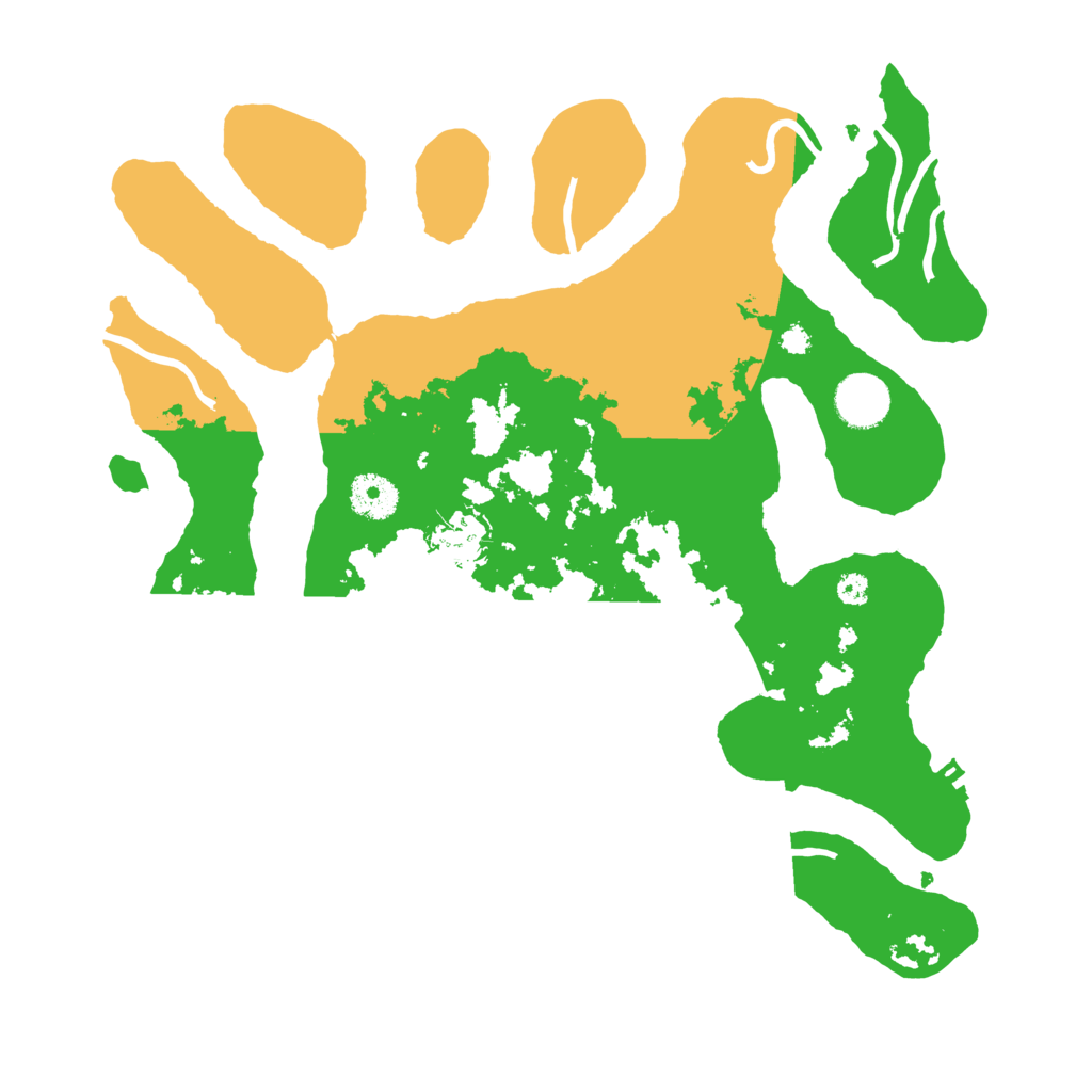 Biome Rust Map: Procedural Map, Size: 3510, Seed: 1667527