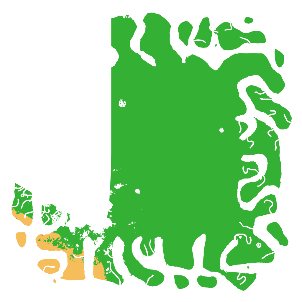 Biome Rust Map: Procedural Map, Size: 6000, Seed: 421