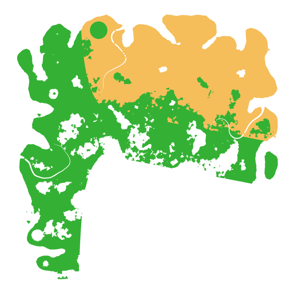 Biome Rust Map: Procedural Map, Size: 4500, Seed: 1434078