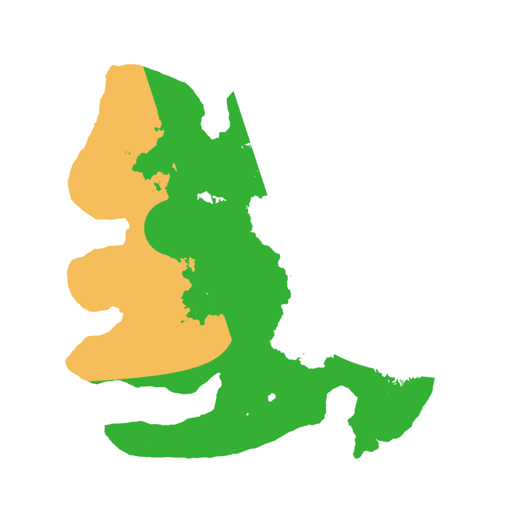 Biome Rust Map: Barren, Size: 2500, Seed: 361049354