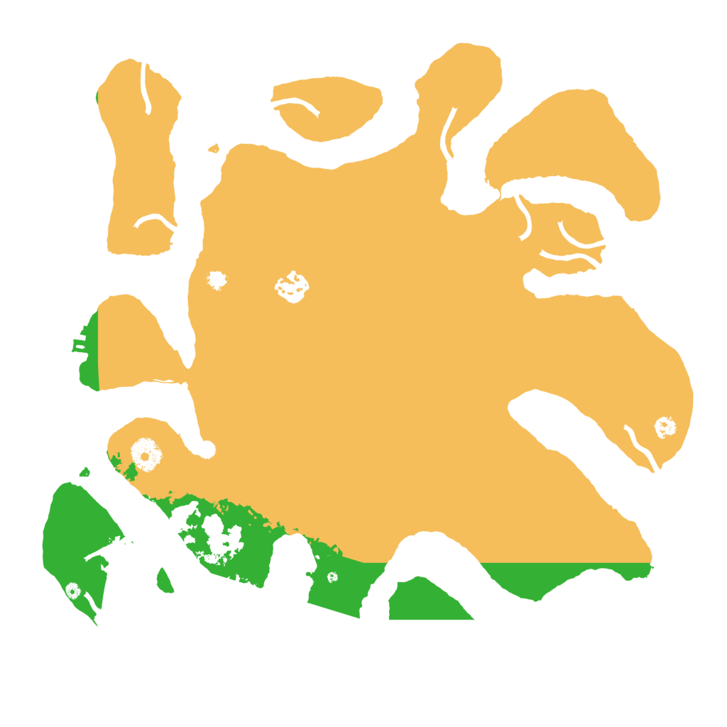 Biome Rust Map: Procedural Map, Size: 3510, Seed: 5210336