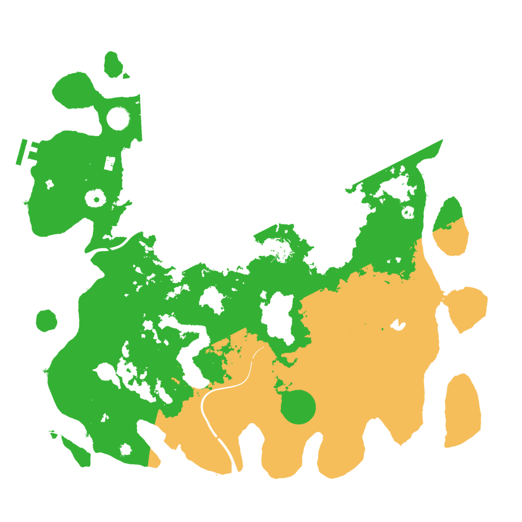 Biome Rust Map: Procedural Map, Size: 4000, Seed: 7553
