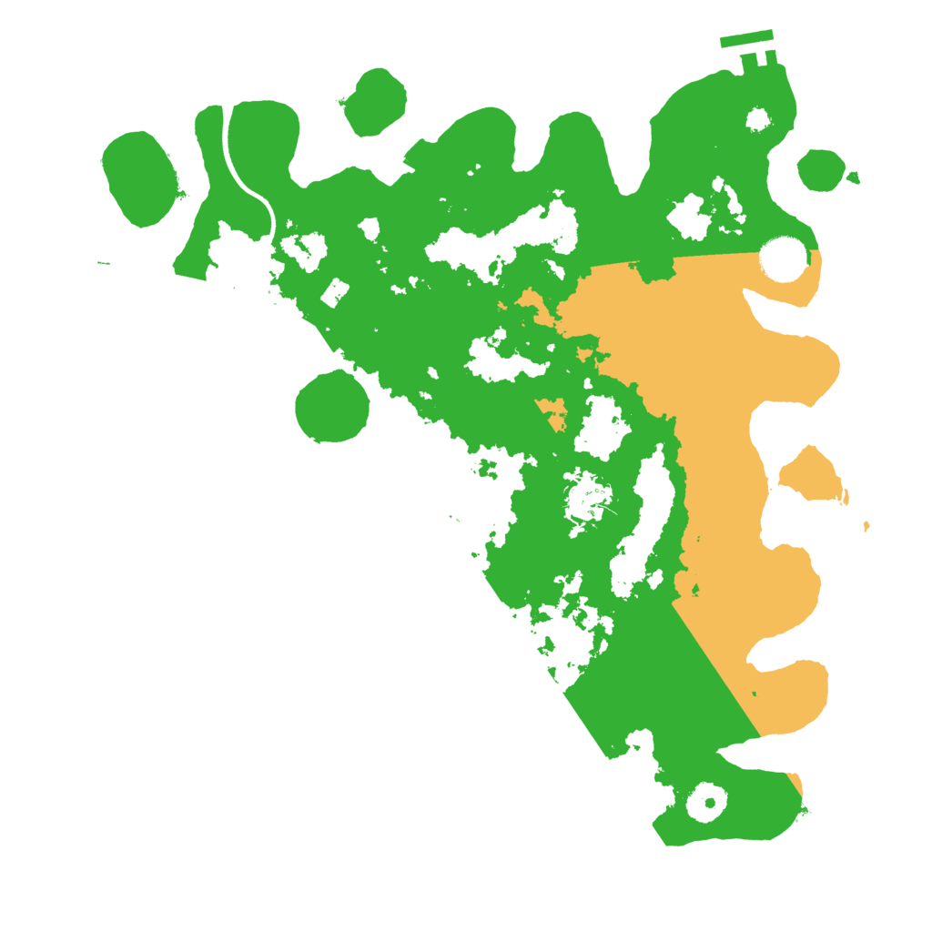 Biome Rust Map: Procedural Map, Size: 3550, Seed: 799031