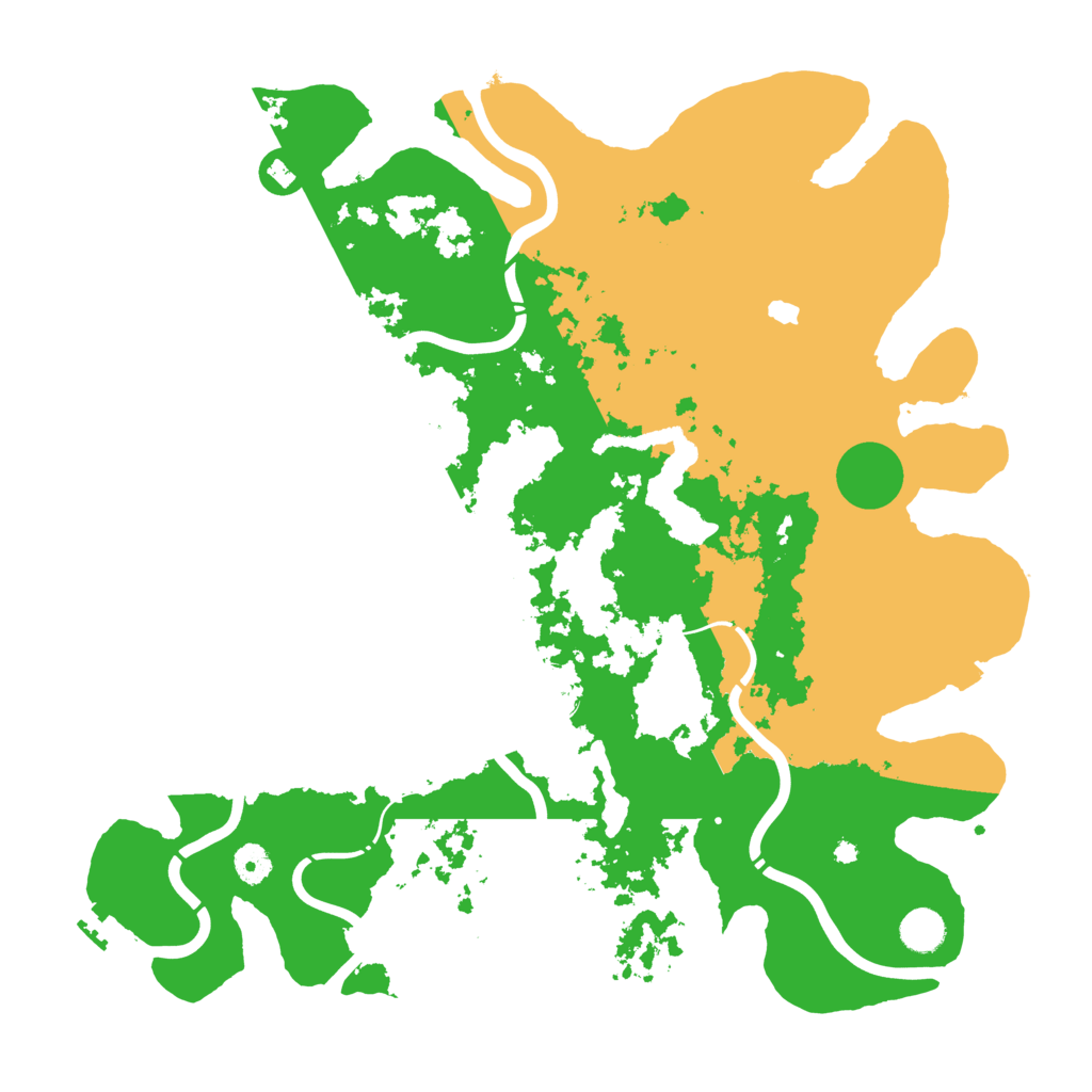 Biome Rust Map: Procedural Map, Size: 4300, Seed: 2130842765