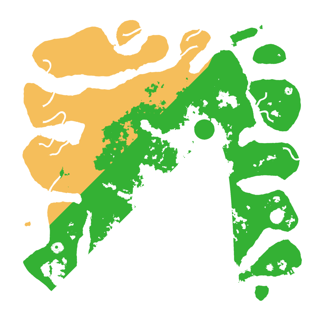 Biome Rust Map: Procedural Map, Size: 4200, Seed: 71