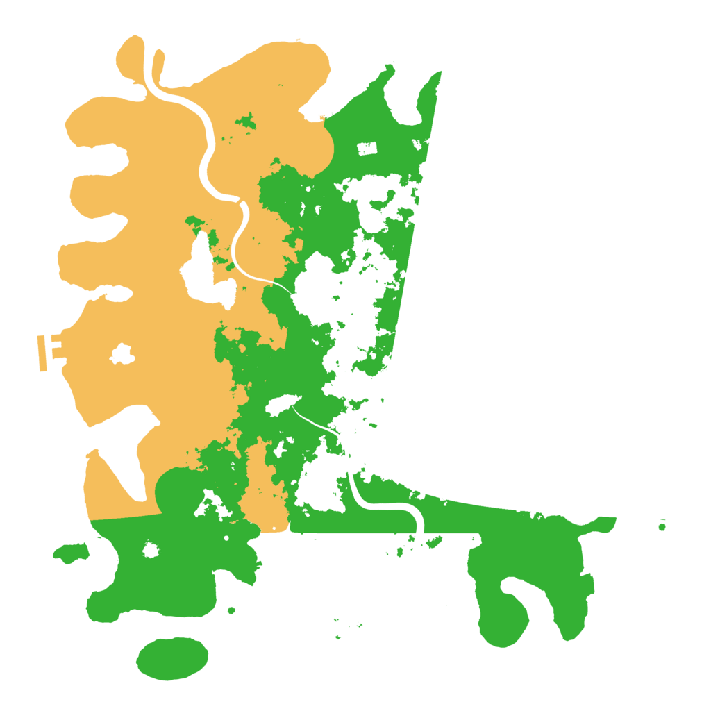 Biome Rust Map: Procedural Map, Size: 4000, Seed: 725566