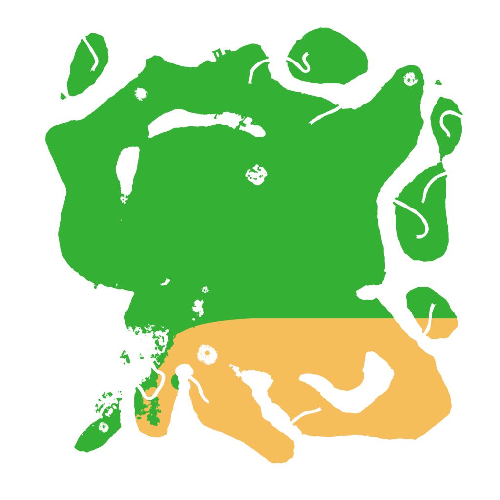 Biome Rust Map: Procedural Map, Size: 3800, Seed: 547498736